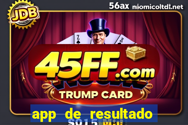 app de resultado de jogos
